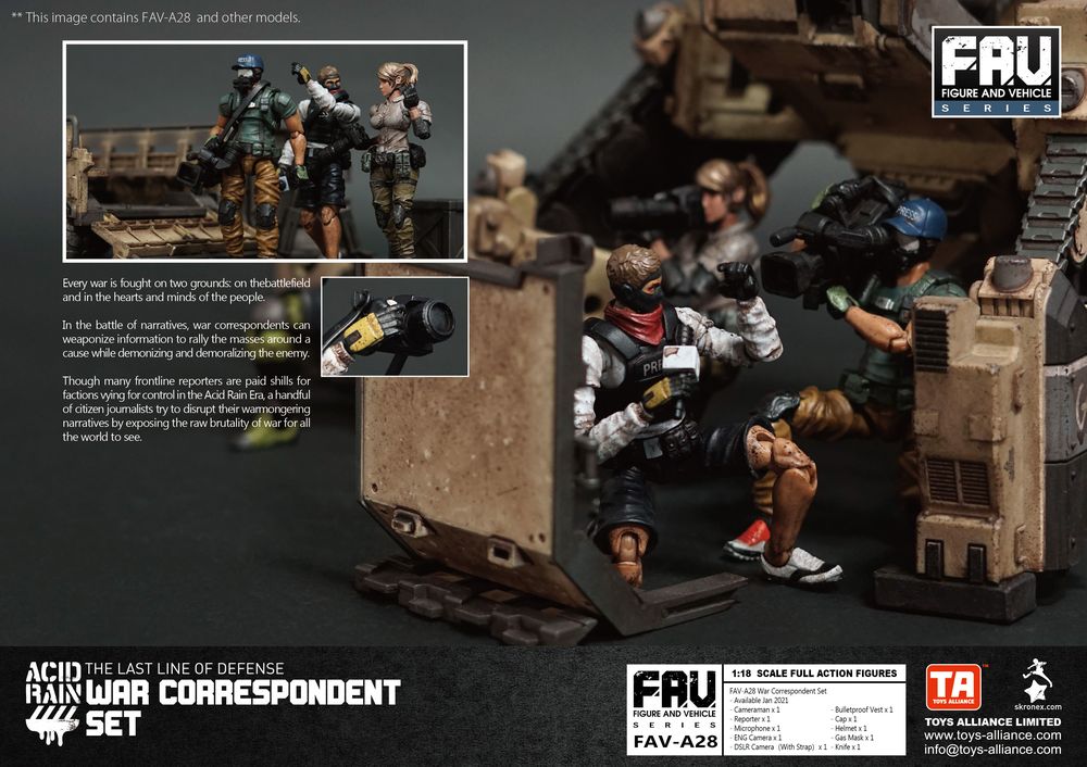 酸雨戰爭 FAV-A28 戰爭通訊員套裝 - Acid Rain FAV-A28 War Correspondent Set