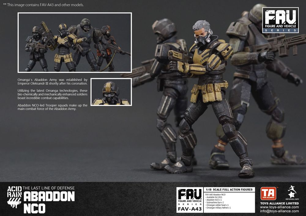 酸雨戰爭 FAV-A43 地獄士官 - Acid Rain FAV-A43 Abaddon NCO