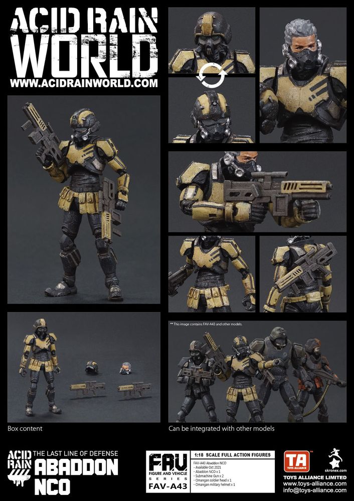 酸雨戰爭 FAV-A43 地獄士官 - Acid Rain FAV-A43 Abaddon NCO