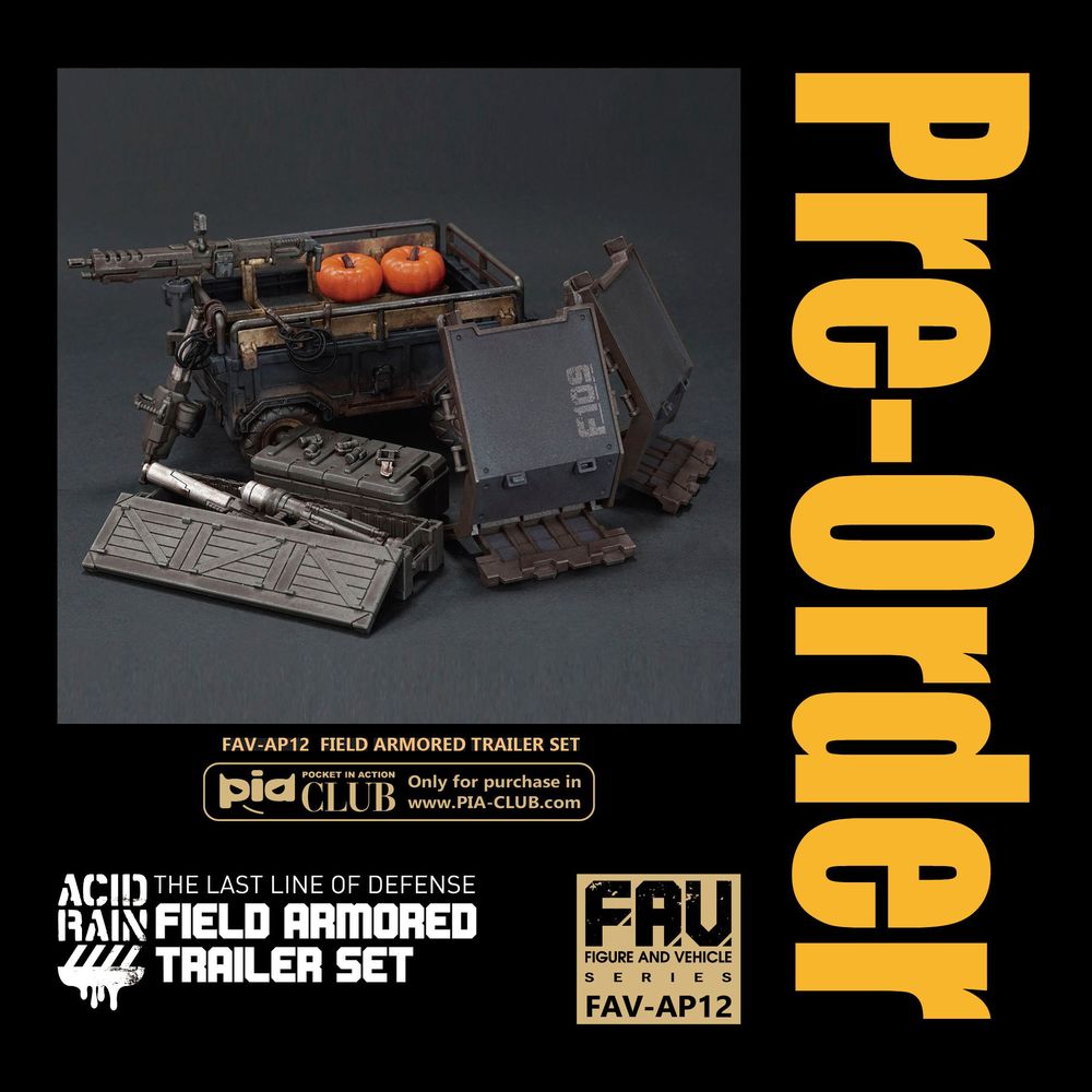 酸雨戰爭 FAV-AP12 野戰裝甲拖車套裝  - Acid Rain FAV-AP12 Field Armored Trailer Set