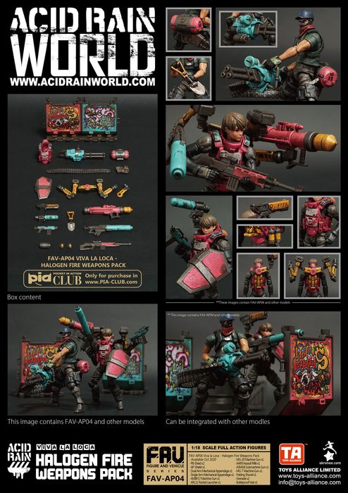 酸雨戰爭  FAV-AP04 縱情狂歡 - 霓虹武器包 - Acid Rain  FAV-AP04  Viva la Loca - Halogen Fire Weapons Pack 