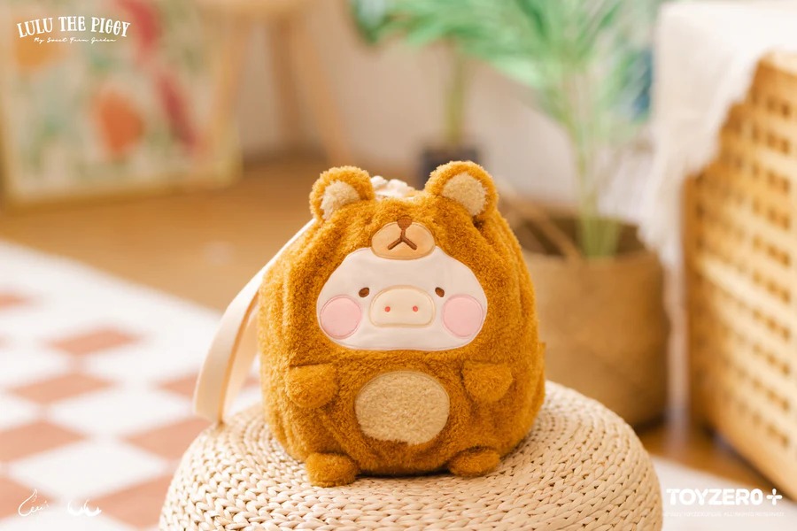 TOY0+ 罐頭豬 LuLu 農場系列 - 索袋 - TOYZEROPLUS X Cici's Story - LuLu the Piggy Farm - Rope Bag