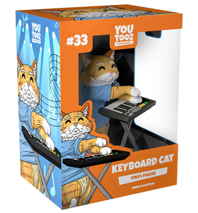 迷因梗圖搪膠收藏系列 #33 - 鍵盤貓 - Youtooz Vinyl Figure Collection #33 Meme - Keyboard Cat