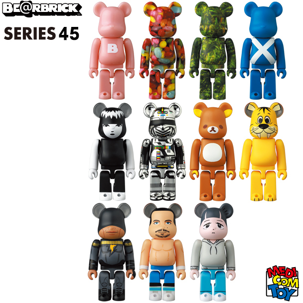 小熊盒玩系列 45代 - 隨機單抽 - 100% Bearbrick series 45 - assortment