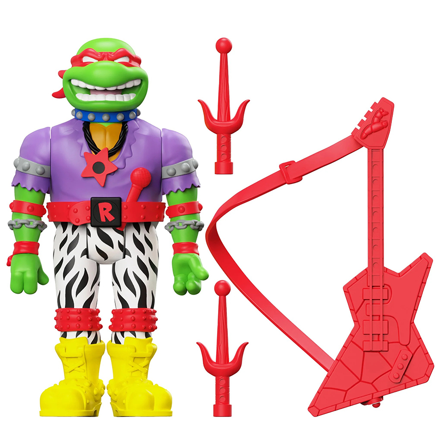 忍者龜 3.75吋復古人偶 第六波 -  重金屬拉斐爾 - ReAction 3.75" Figure seires - TMNT Wave 6 - Heavy Metal Raph