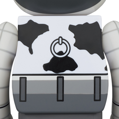 玩具總動員 1000%大熊 胡迪 黑白版 - 1000% Bearbrick Toy Story - Woody B&W Ver.