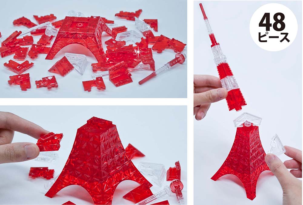 水晶立體拼圖 東京鐵塔 - Crystal Puzzle Tokyo Tower