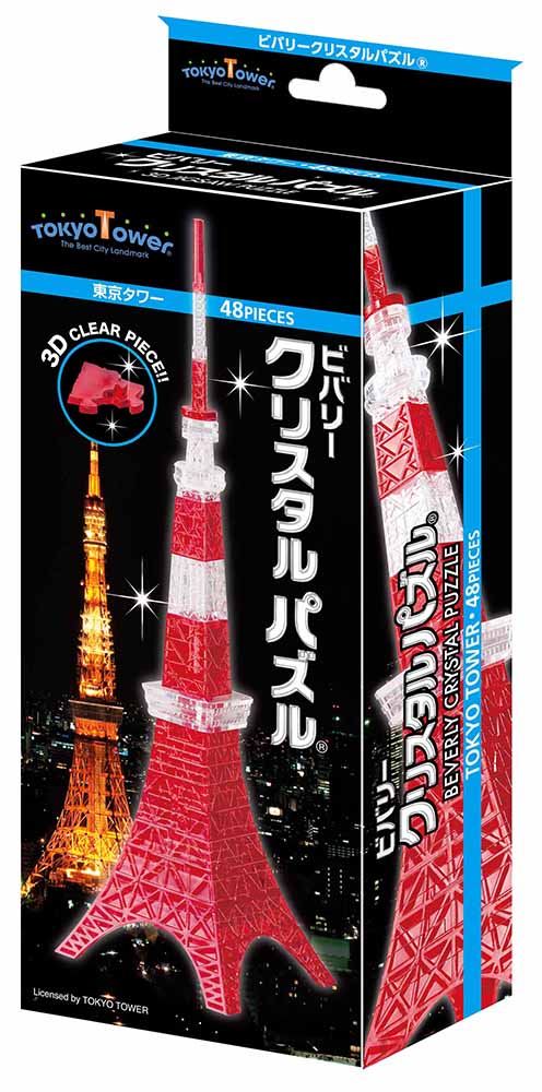 水晶立體拼圖 東京鐵塔 - Crystal Puzzle Tokyo Tower