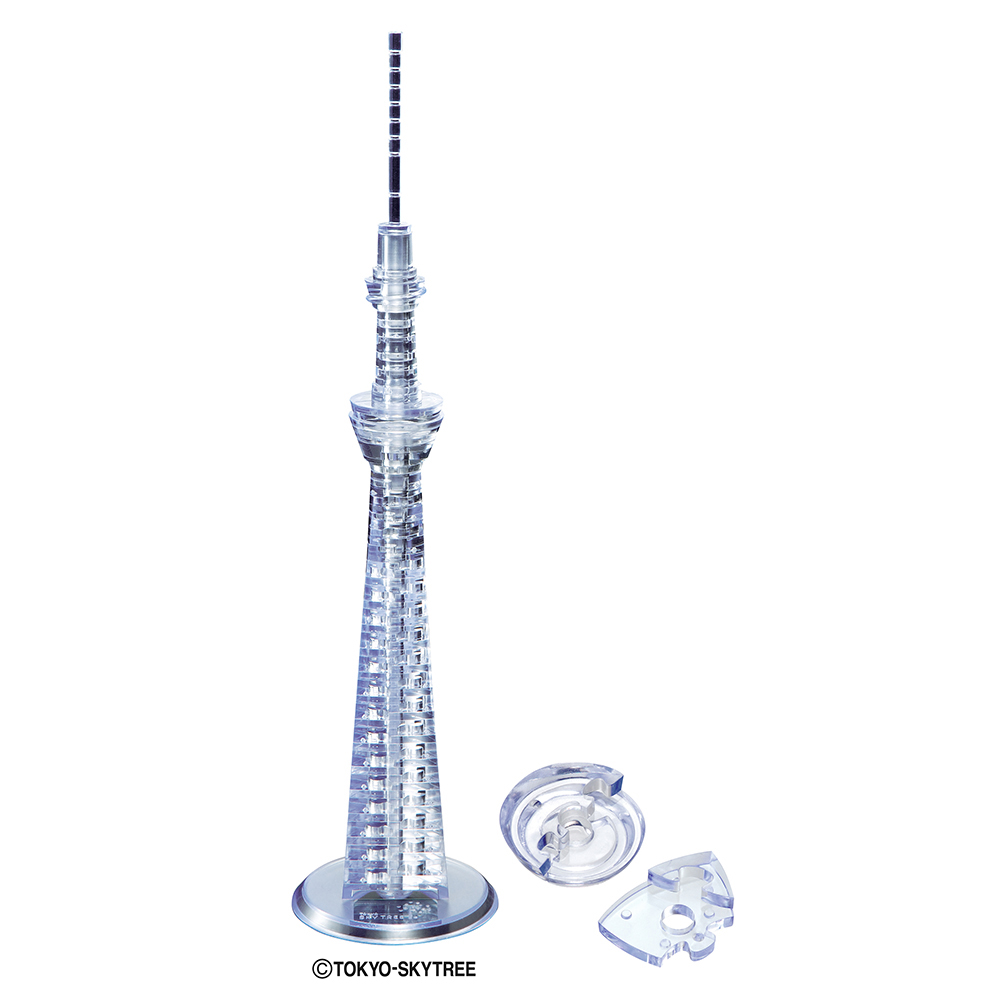 水晶立體拼圖 晴空塔 - Crystal Puzzle Sky tree