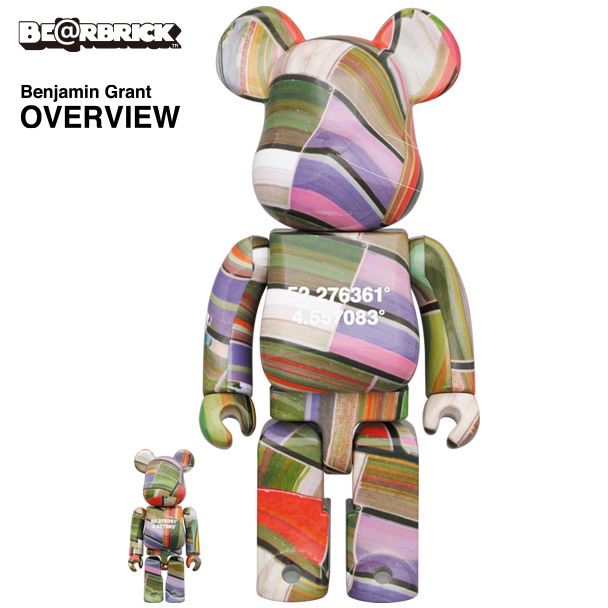 班傑明格蘭特 400%熊 & 100%小熊組合 - 「OVERVIEW」利瑟 - 400%& 100% Bearbrick Benjamin Grant「OVERVIEW」LISSE