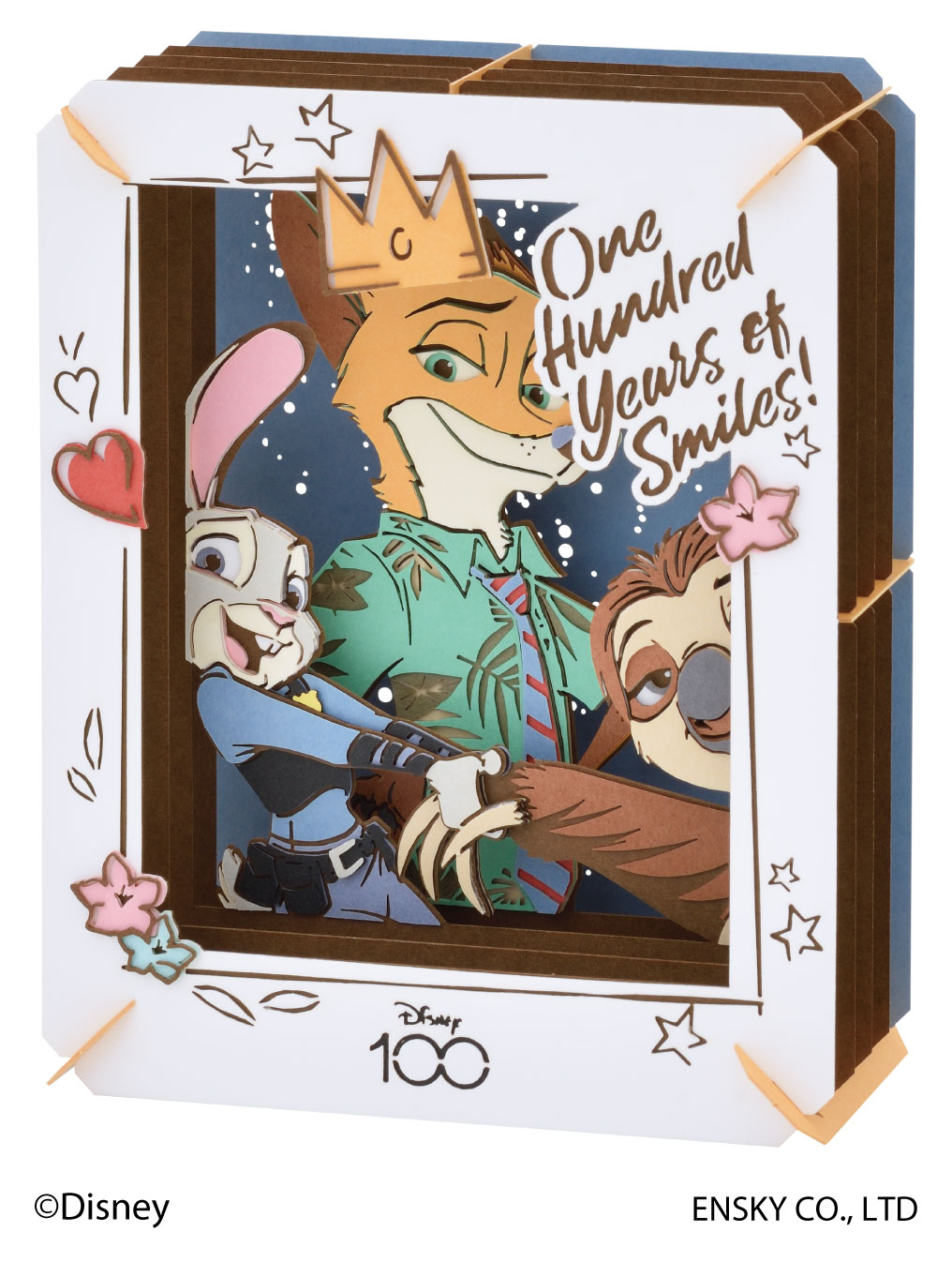 紙工藝電影院 PT-313 - 迪士尼100周年紀念 動物方城市 - Paper Theater 313 - Disney100 Zootopia