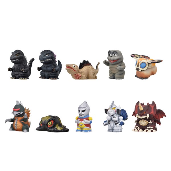 哥吉拉 軟膠指偶袋抽系列第二彈 - 隨機單抽 - Godzilla Sofvi Puppet Mascot series 2 - assortment