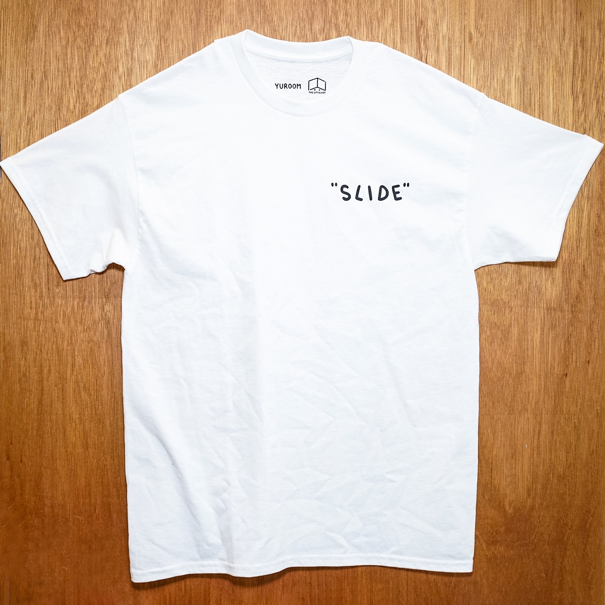 The Little Hut "SLIDE" 個展周邊 - 短袖T恤 - “SLIDE” - Yutanpo Shirane Solo Exhibition Item - SLIDE T-shirt