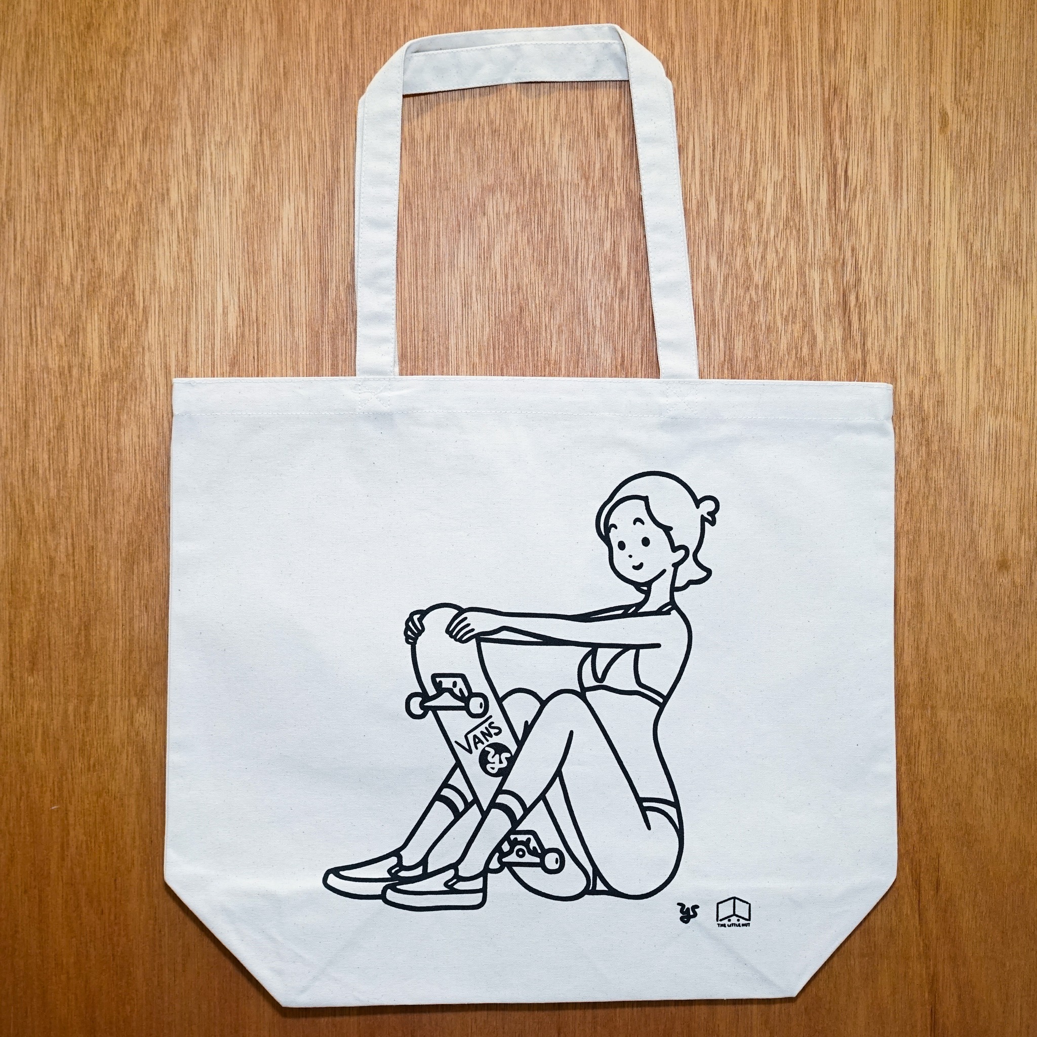 The Little Hut "SLIDE" 個展周邊 - 購物袋 - “SLIDE” - Yutanpo Shirane Solo Exhibition Item - SLIDE Tote