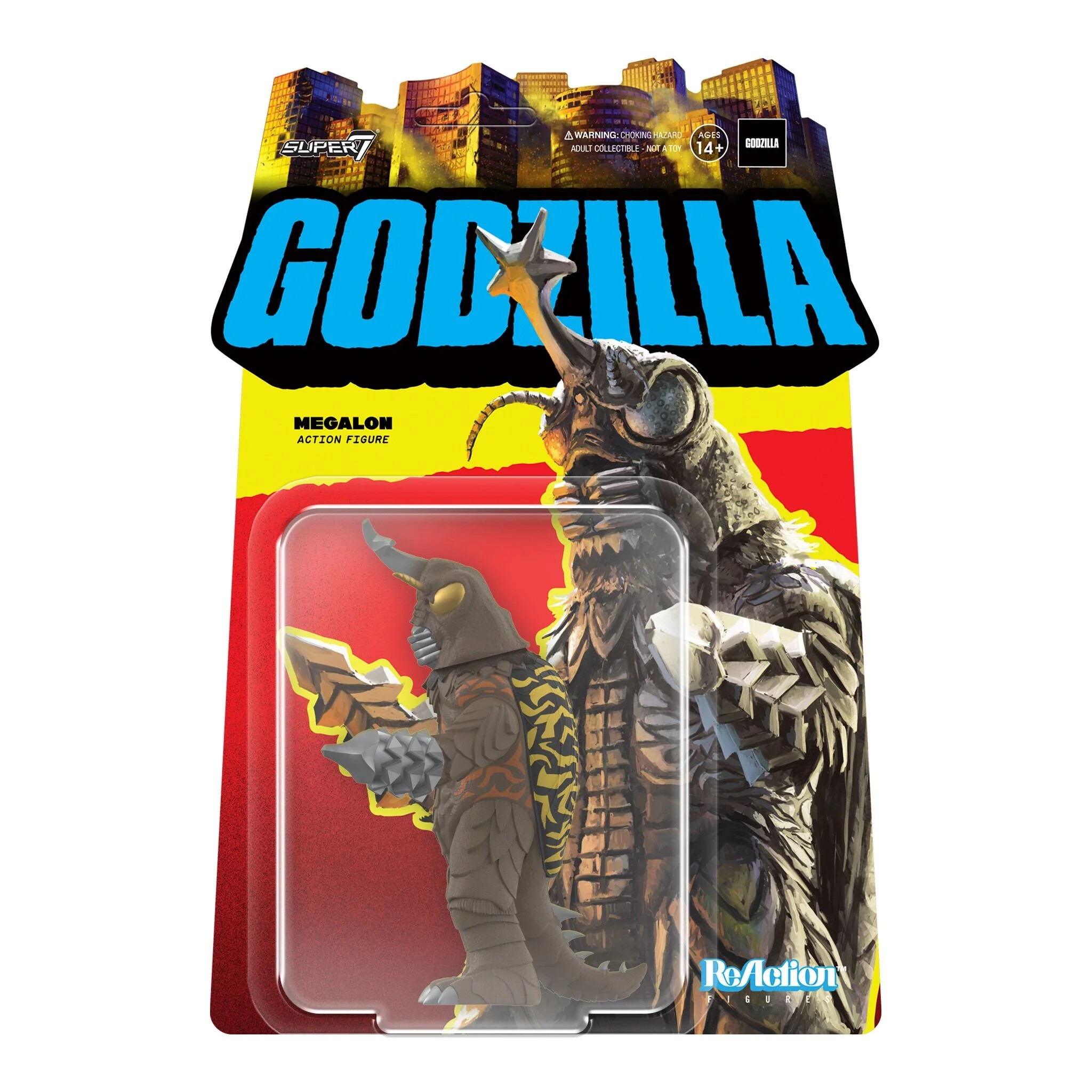 東寶哥吉拉 3.75吋復古人偶 第三波 - 美甲龍 - ReAction 3.75" Figure TOHO Godzilla Wave 3 - Megalon