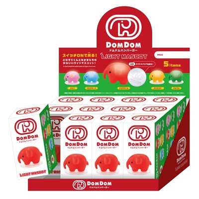 Dom Dom 大象小燈 迷你收藏盒玩系列 - 隨機單抽  - Kenelephant Dom Dom Hamburger Light Mascot collection - assortment