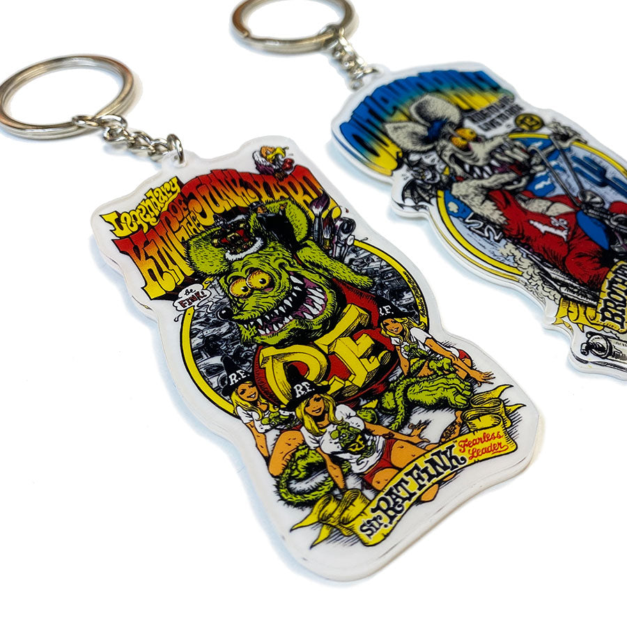 RJB 壓克力鑰匙圈 - Rat Fink / Brother Fink 款式  - Rockin' Jelly Bean Acrylic Key chain - Rat Fink / Brother Fink