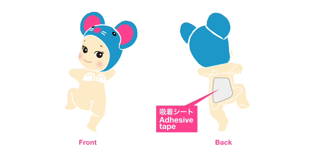 Sonny Angel Hippers 小屁屁 回眸系列盒玩 - 隨機單抽 - Sonny Angel Decorative mini figures HIPPERS Looking Back Series - assortment