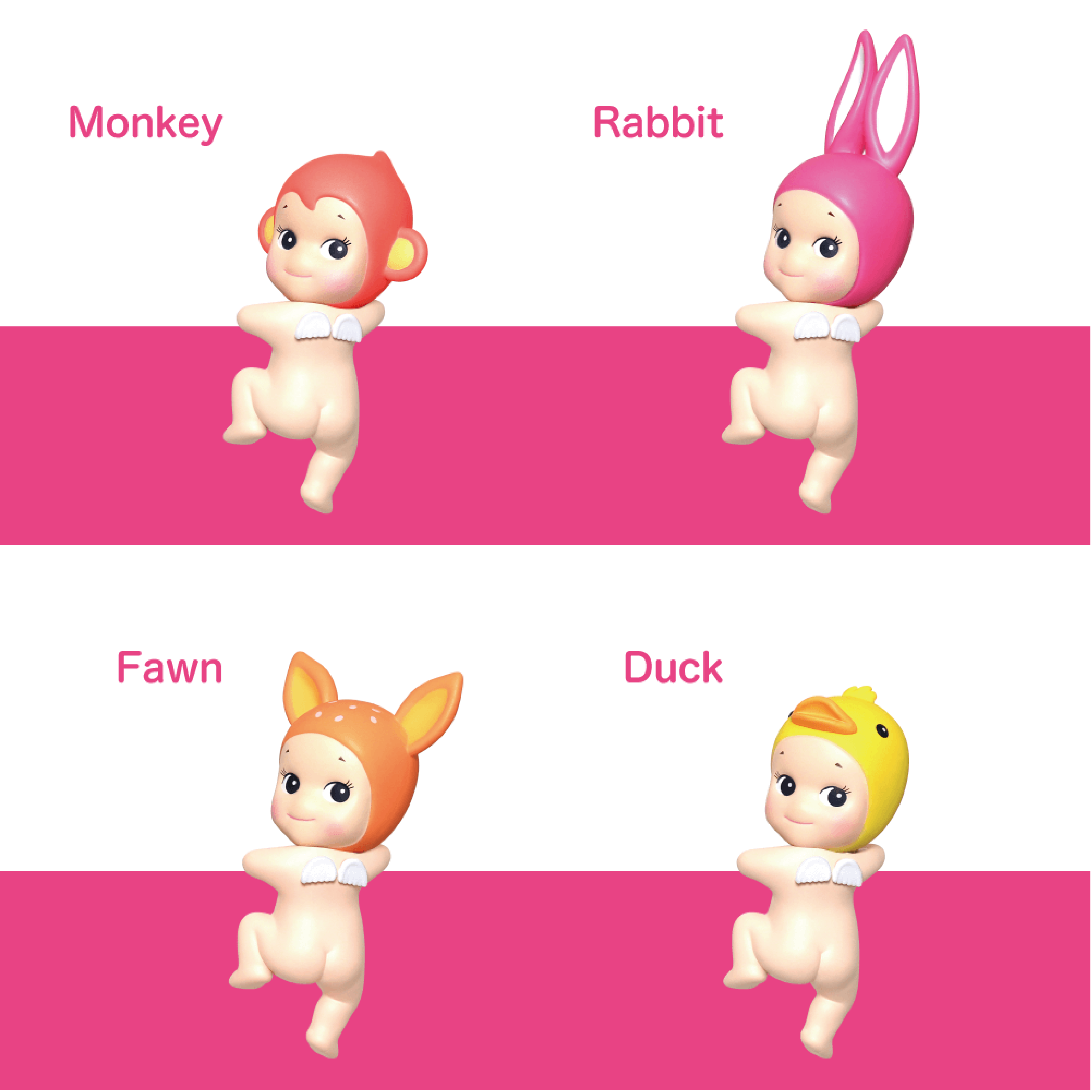 Sonny Angel Hippers 小屁屁 回眸系列盒玩 - 隨機單抽 - Sonny Angel Decorative mini figures HIPPERS Looking Back Series - assortment