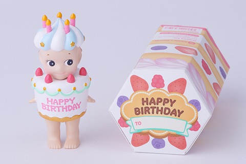 Sonny Angel 生日禮物蛋糕 盒玩 - 隨機單抽 	 - Sonny Angel mini figure Birthday Gift series - assortment 