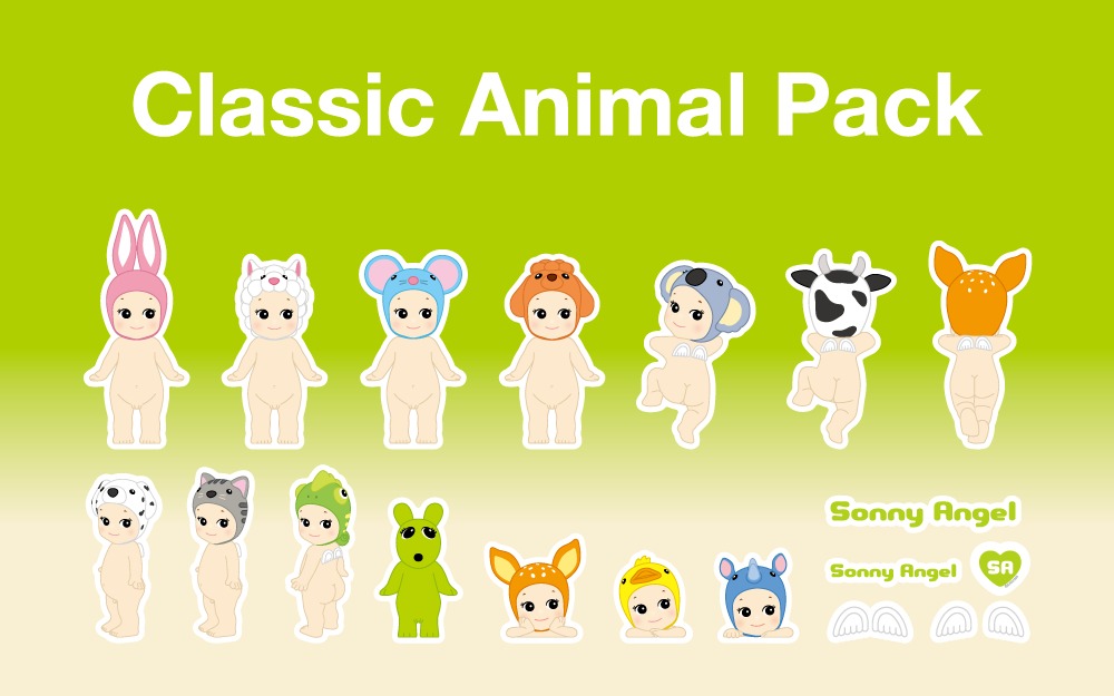 Sonny Angel 珍藏貼紙系列盒玩 - 隨機單抽  - Sonny Angel Sticker Pack series 1 - assortment 