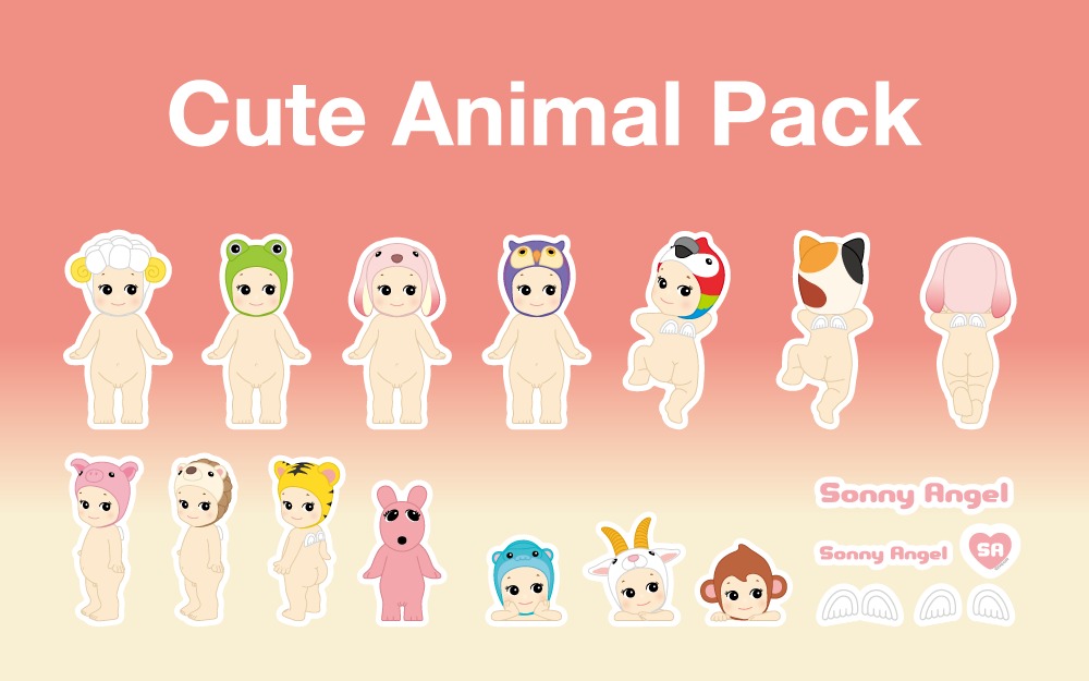 Sonny Angel 珍藏貼紙系列盒玩 - 隨機單抽  - Sonny Angel Sticker Pack series 1 - assortment 