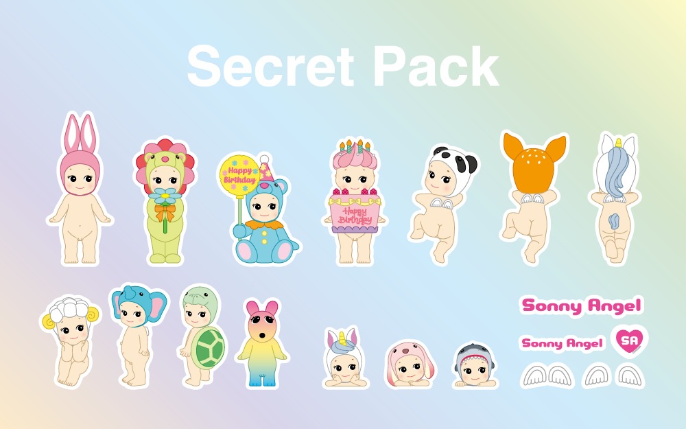 Sonny Angel 珍藏貼紙系列盒玩 - 隨機單抽  - Sonny Angel Sticker Pack series 1 - assortment 