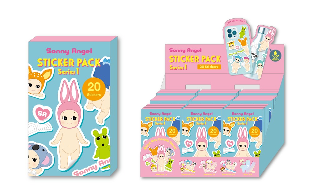 Sonny Angel 珍藏貼紙系列盒玩 - 隨機單抽  - Sonny Angel Sticker Pack series 1 - assortment 