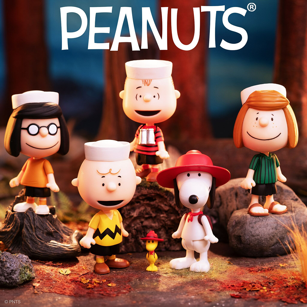  花生漫畫 3.75吋復古人偶 第三波 露營盒玩系列 - 隨機單抽 - ReAction 3.75" Figure - Peanuts Wave 3 Camp Blind Box - assortment