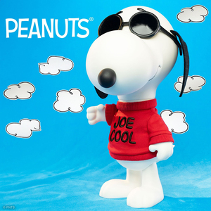 花生漫畫 巨大搪膠復古人偶 - 史努比 (酷哥喬) - Peanuts Supersize Vinyl - Snoopy (Joe Cool)