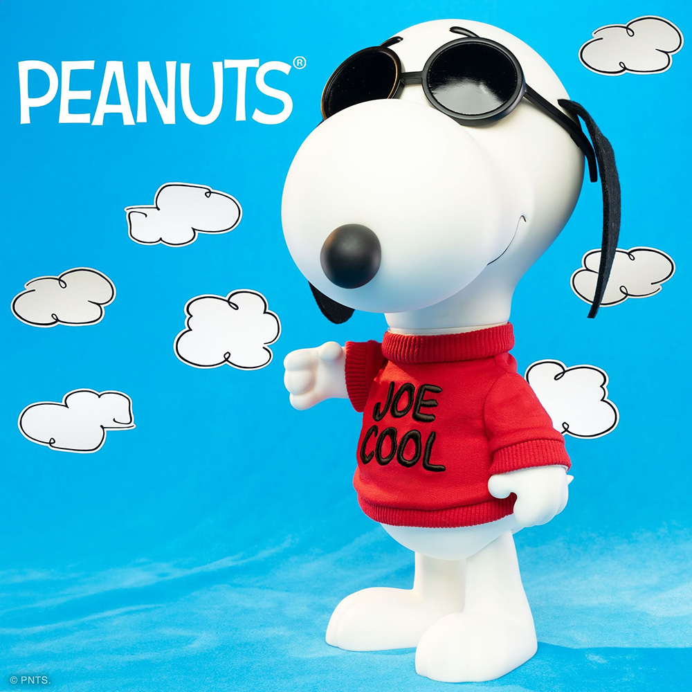 花生漫畫 巨大搪膠復古人偶 - 史努比 (酷哥喬) - Peanuts Supersize Vinyl - Snoopy (Joe Cool)