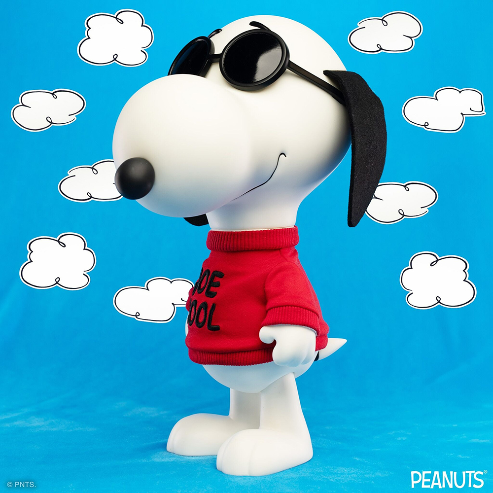 花生漫畫 巨大搪膠復古人偶 - 史努比 (酷哥喬) - Peanuts Supersize Vinyl - Snoopy (Joe Cool)
