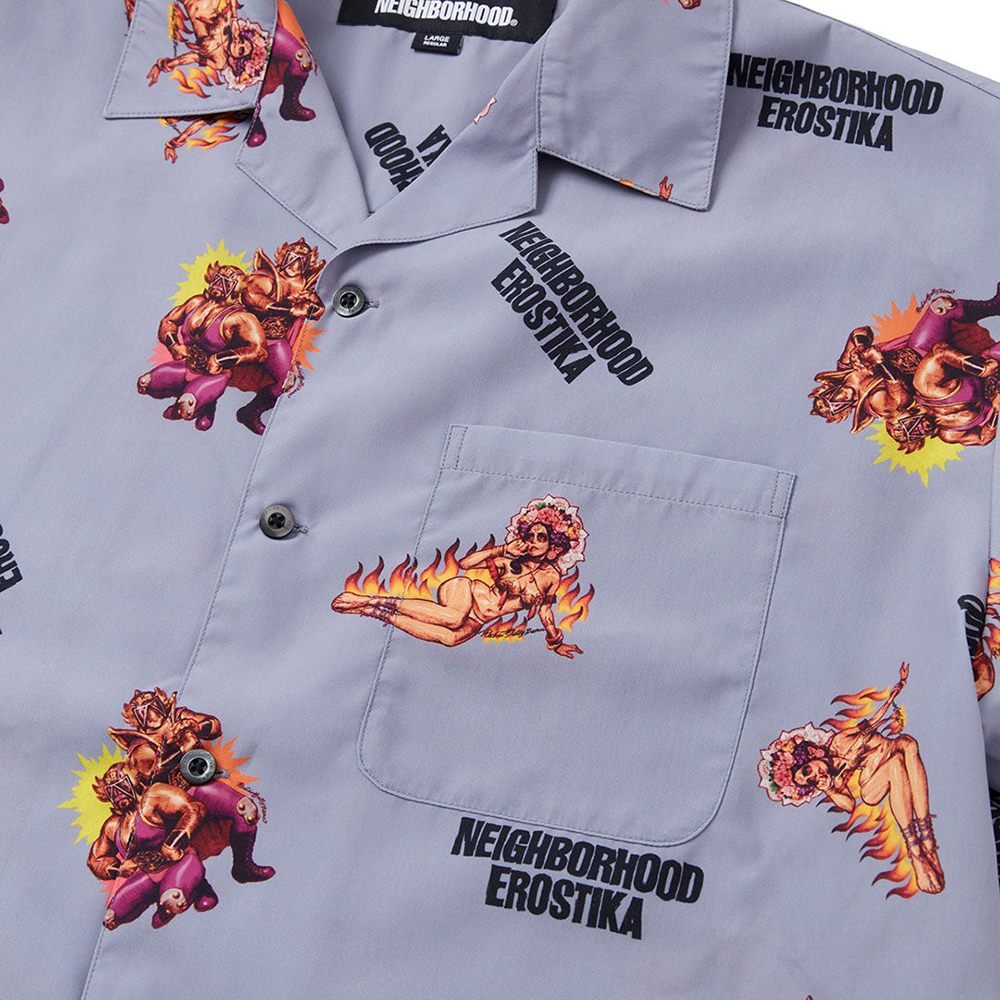 RJB NH X Erostika 聯名短袖夏威夷衫 - Rockin' Jelly Bean Neighborhood X Eristika Hawaiian Shirt SS