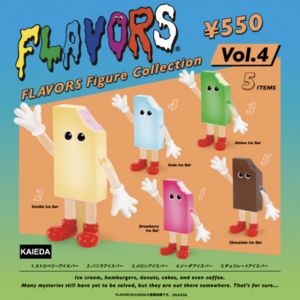 FLAVORS 冰淇淋迷你玩偶盒玩系列4代 - 隨機單抽  - Kenelephant FLAVORS miniature mascot series 4 - assortment