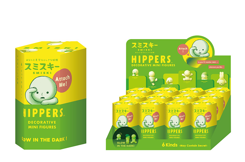 發光小精靈盒玩 Hippers 篇 - 隨機單抽 - Smiski Hippers Series - Assortment