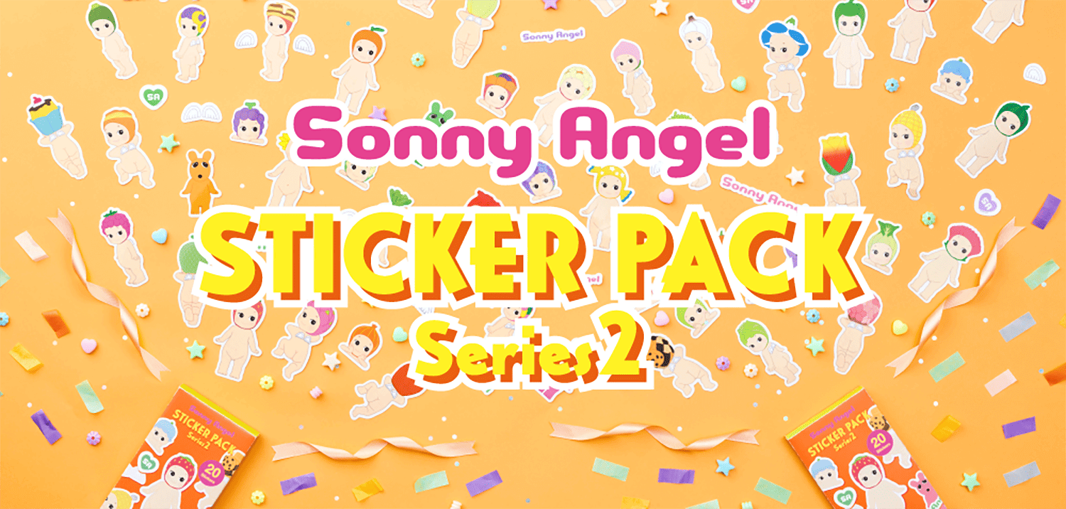 Sonny Angel 珍藏貼紙系列盒玩第二彈 - 隨機單抽  - Sonny Angel Sticker Pack series 2 - assortment 