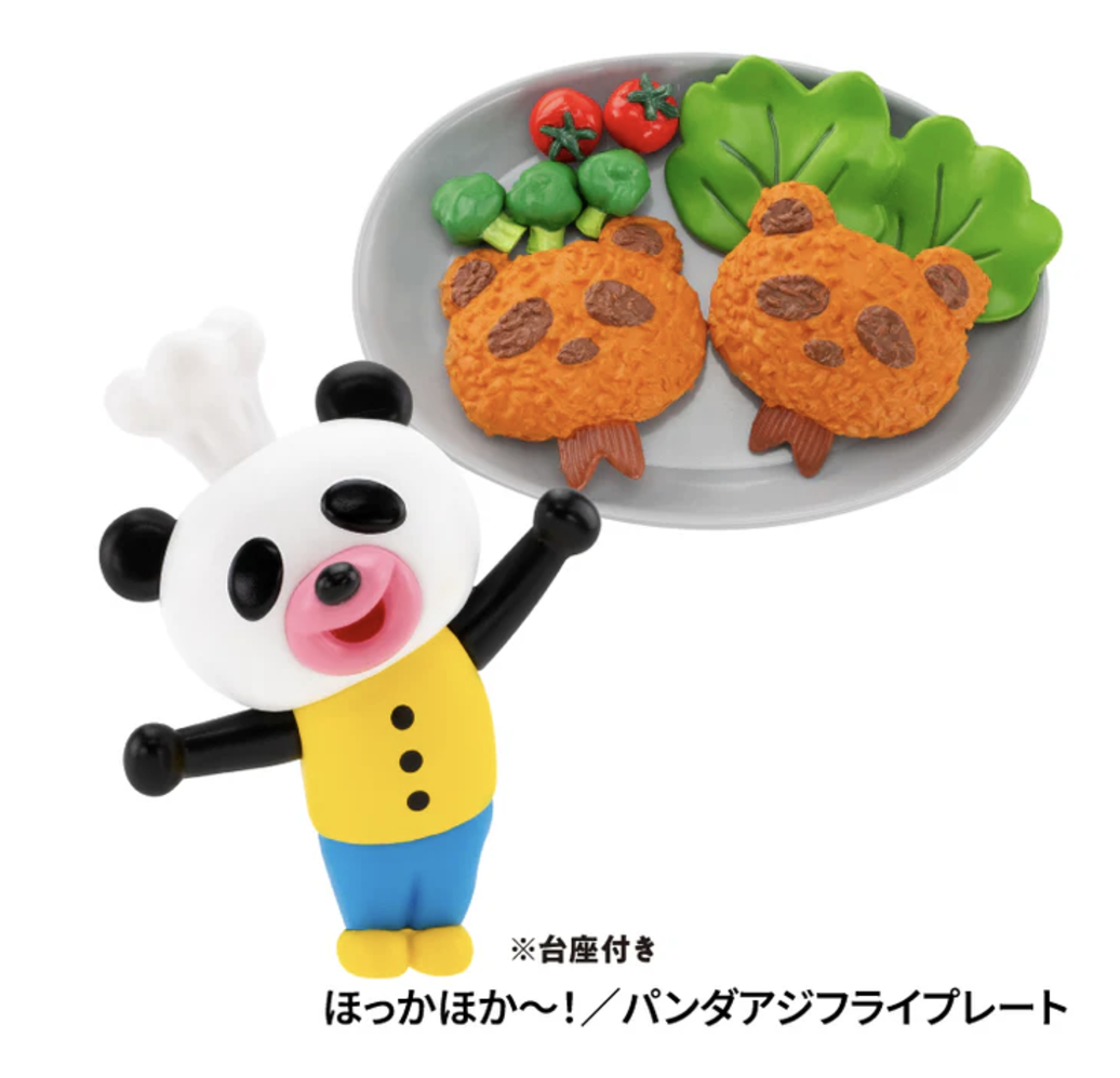 熊貓小湯匙和熊貓平底鍋 迷你人偶盒玩系列 - 隨機單抽 - Kenelephant Panda Spoon and Sprinkle Panda Figure Collection - assortment