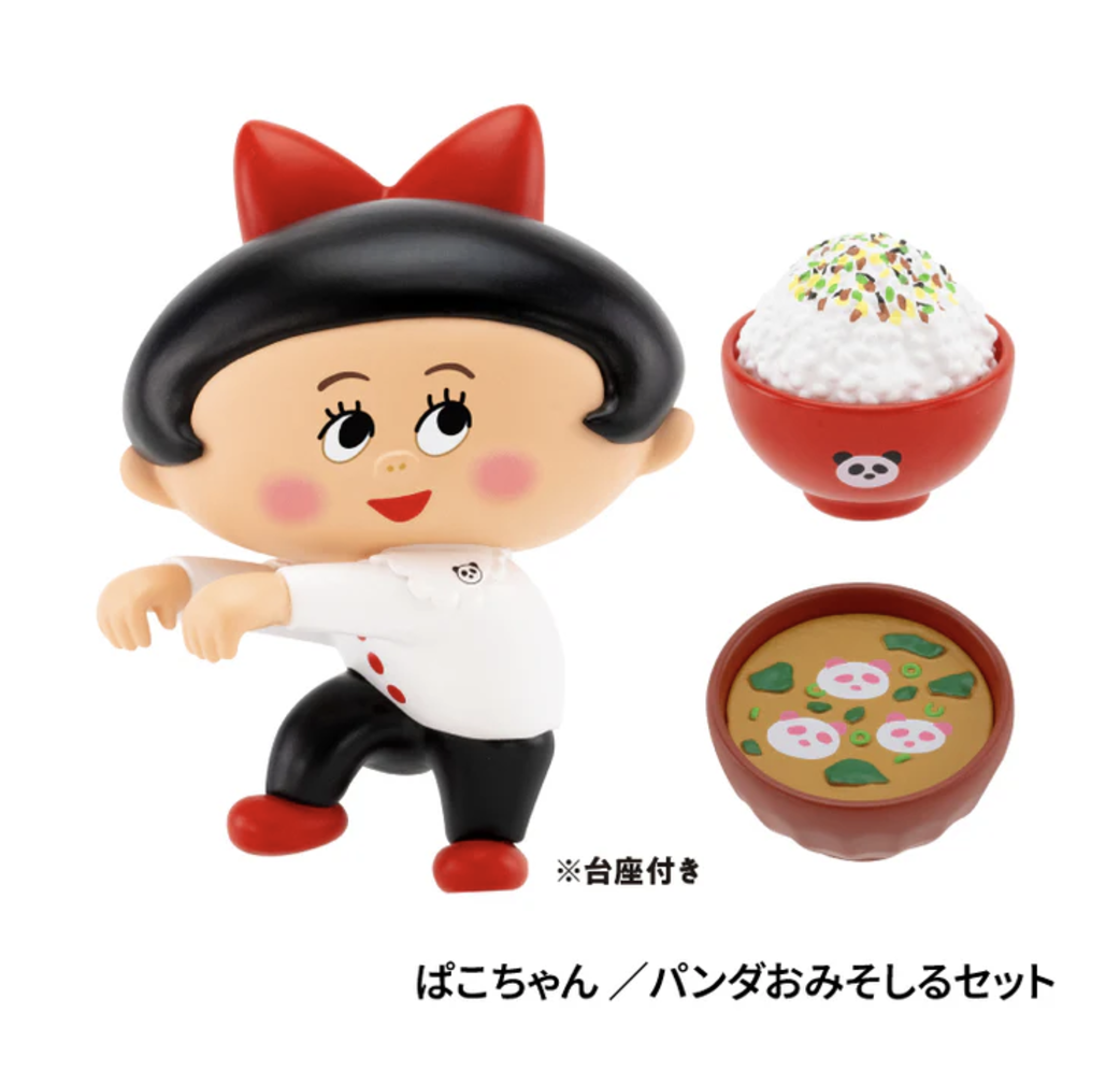 熊貓小湯匙和熊貓平底鍋 迷你人偶盒玩系列 - 隨機單抽 - Kenelephant Panda Spoon and Sprinkle Panda Figure Collection - assortment