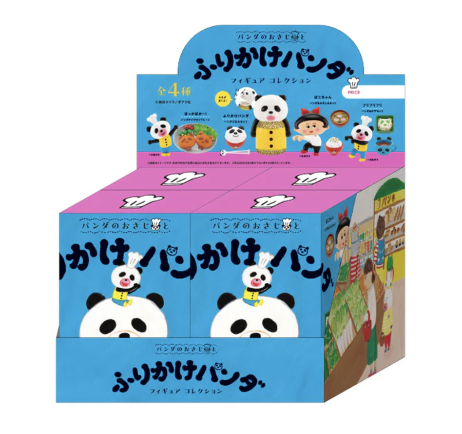 熊貓小湯匙和熊貓平底鍋 迷你人偶盒玩系列 - 隨機單抽 - Kenelephant Panda Spoon and Sprinkle Panda Figure Collection - assortment