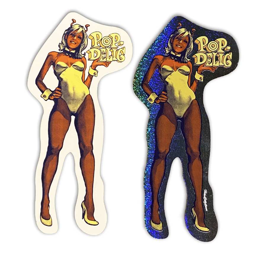 RJB 貼紙 - Pop delic 透明 / 炫彩 款 - Rockin' Jelly Bean Sticker - Pop delic - Clear / Lens