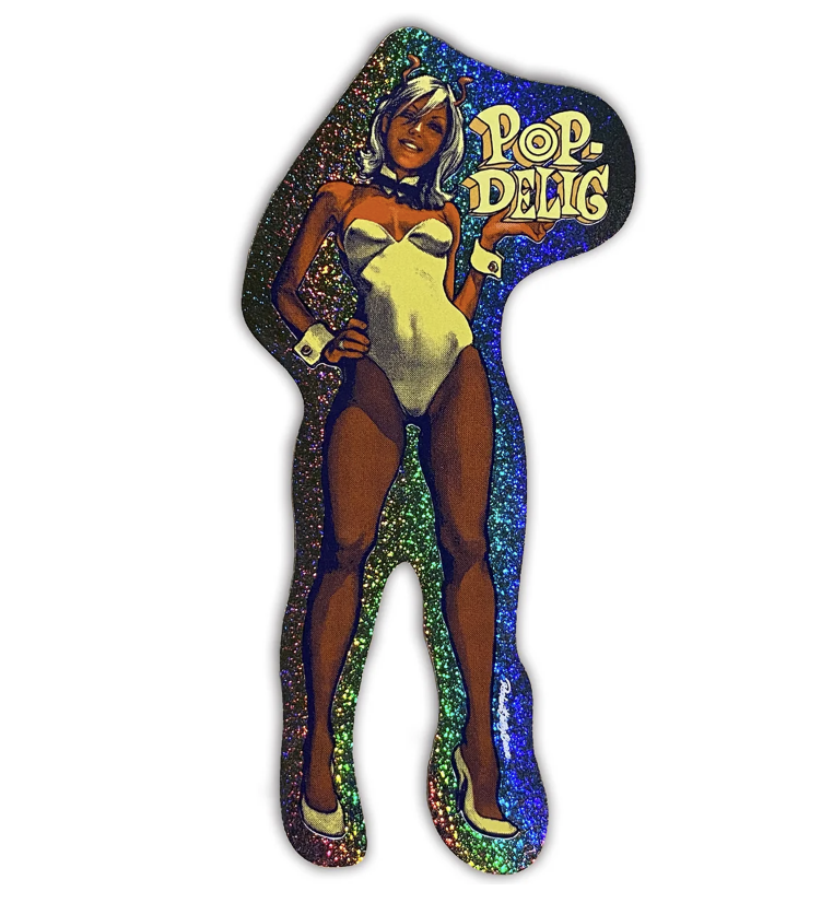 RJB 貼紙 - Pop delic 透明 / 炫彩 款 - Rockin' Jelly Bean Sticker - Pop delic - Clear / Lens