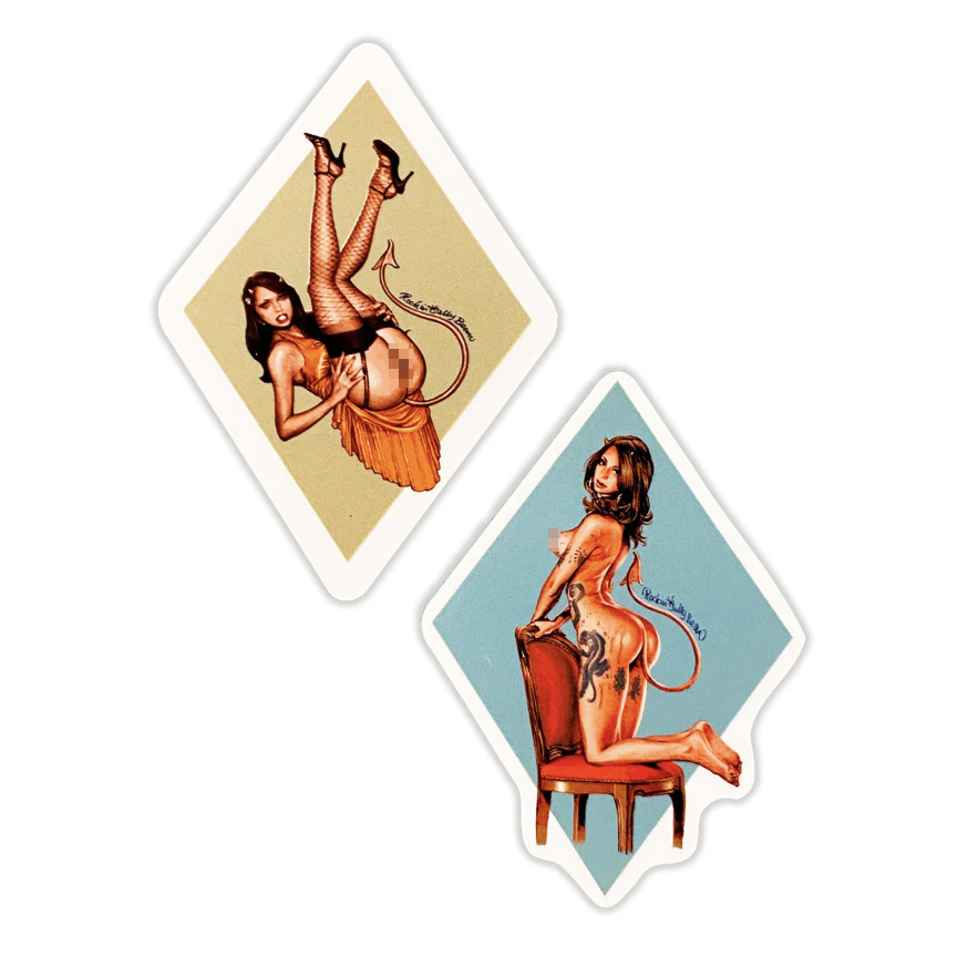 RJB 貼紙 - Peeping Window 2張套組 - Rockin' Jelly Bean "Peeping Window" Sticker set of 2