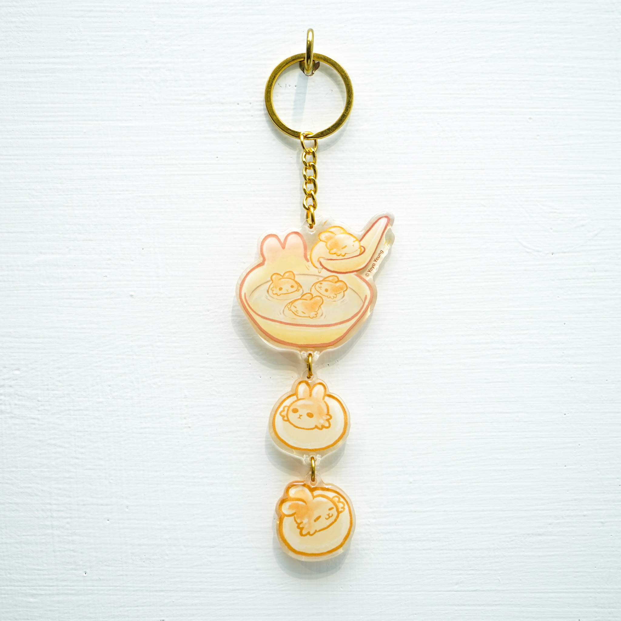 Raby 湯圓鑰匙圈 - Yoyo Yeung Studio Raby keychain