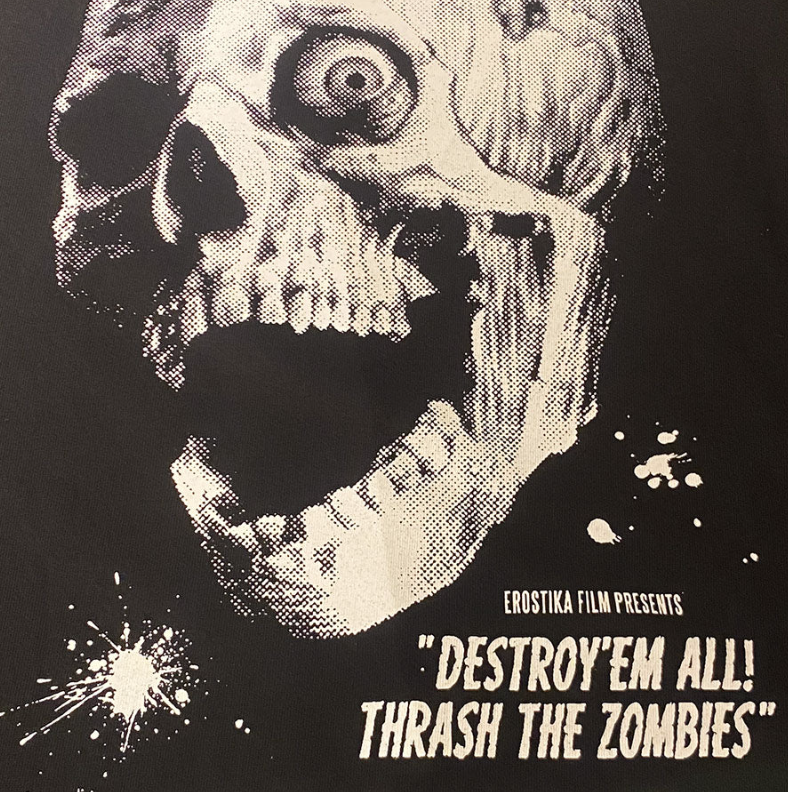 RJB 長袖T恤 - 黑 - Rockin' Jelly Bean "Destroy'em All! Thrash the Zombies "LONG SLEEVE T-shirt - Black