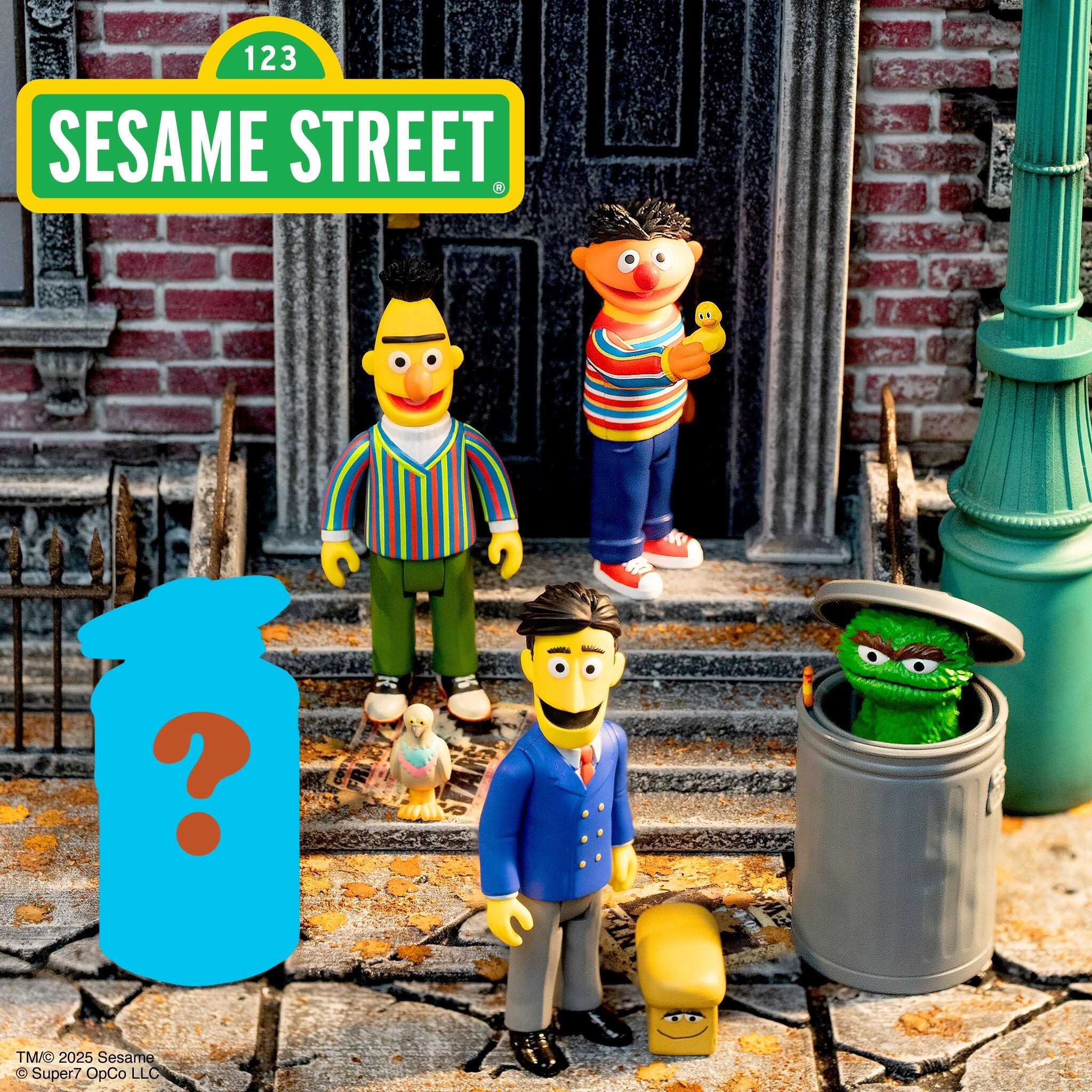 芝麻街 3.75吋復古人偶 盒玩系列 第三彈 - 隨機單抽 - ReAction 3.75" Figure Sesame Street Blind Box series 3 - Assortment