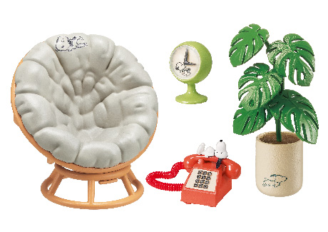 史努比週末溫馨房場景組 系列盒玩 - 隨機單抽 - PEANUTS Snoopy's Cozy Weekend Room - assortment