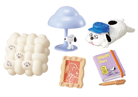 史努比週末溫馨房場景組 系列盒玩 - 隨機單抽 - PEANUTS Snoopy's Cozy Weekend Room - assortment