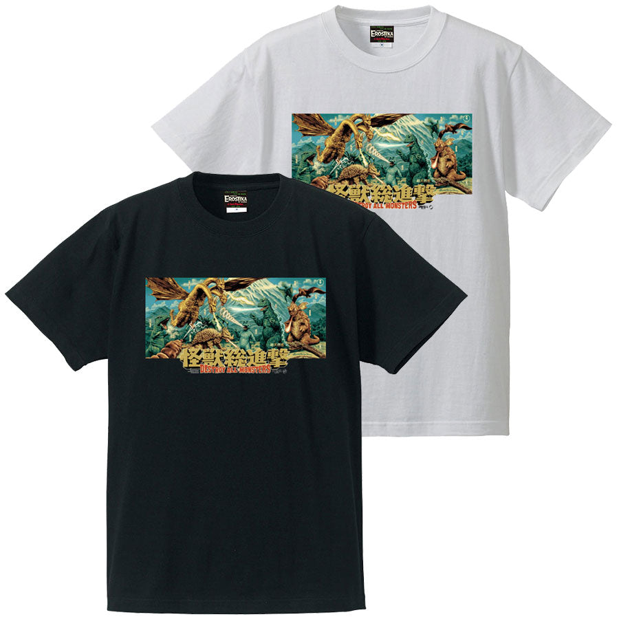  RJB 短袖T恤 - 怪獸總進擊  - Rockin' Jelly Bean Short Sleeve T-shirt - Destroy All Monsters Black