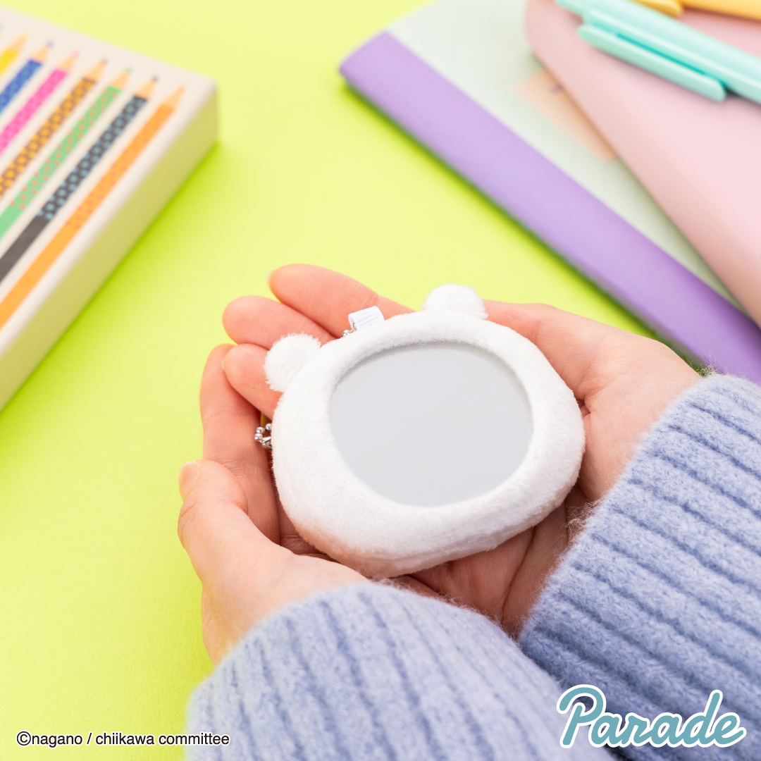 吉伊卡哇鏡子玩偶吊飾 - 小八貓 - Chiikawa Mascot Mirror - Hachiware