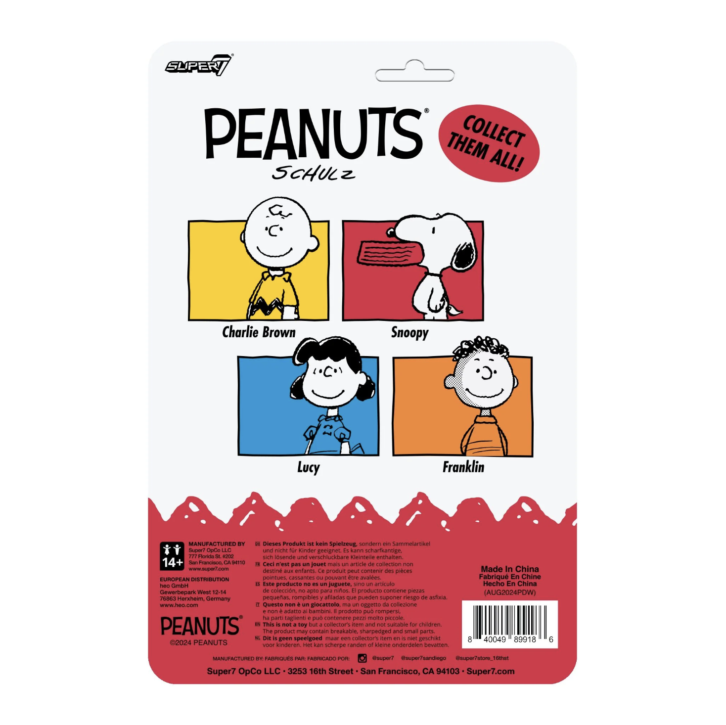 花生漫畫 3.75吋復古人偶 第七波 - 史努比 - ReAction 3.75" Figure - Peanuts Wave 7 - Snoopy